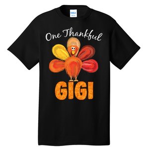 Turkey One Thankful Gigi Tall T-Shirt