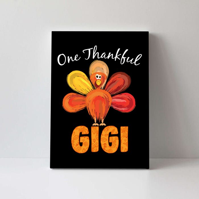 Turkey One Thankful Gigi Canvas