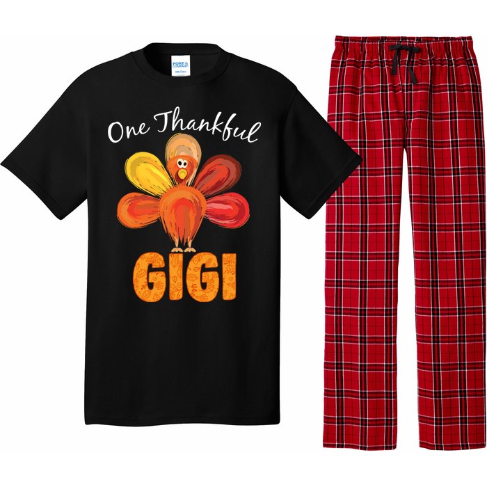 Turkey One Thankful Gigi Pajama Set