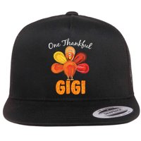 Turkey One Thankful Gigi Flat Bill Trucker Hat