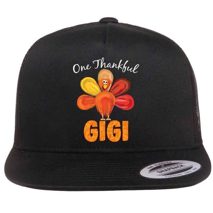 Turkey One Thankful Gigi Flat Bill Trucker Hat