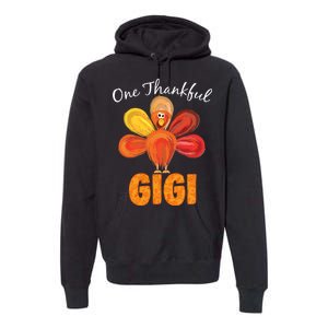 Turkey One Thankful Gigi Premium Hoodie