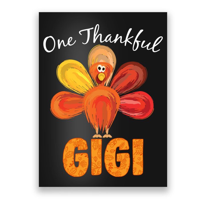 Turkey One Thankful Gigi Poster