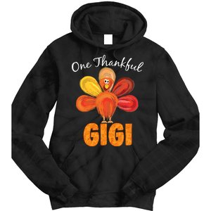 Turkey One Thankful Gigi Tie Dye Hoodie