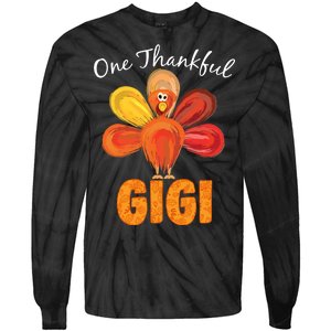 Turkey One Thankful Gigi Tie-Dye Long Sleeve Shirt