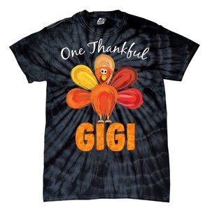 Turkey One Thankful Gigi Tie-Dye T-Shirt