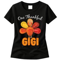 Turkey One Thankful Gigi Womens T-Shirt