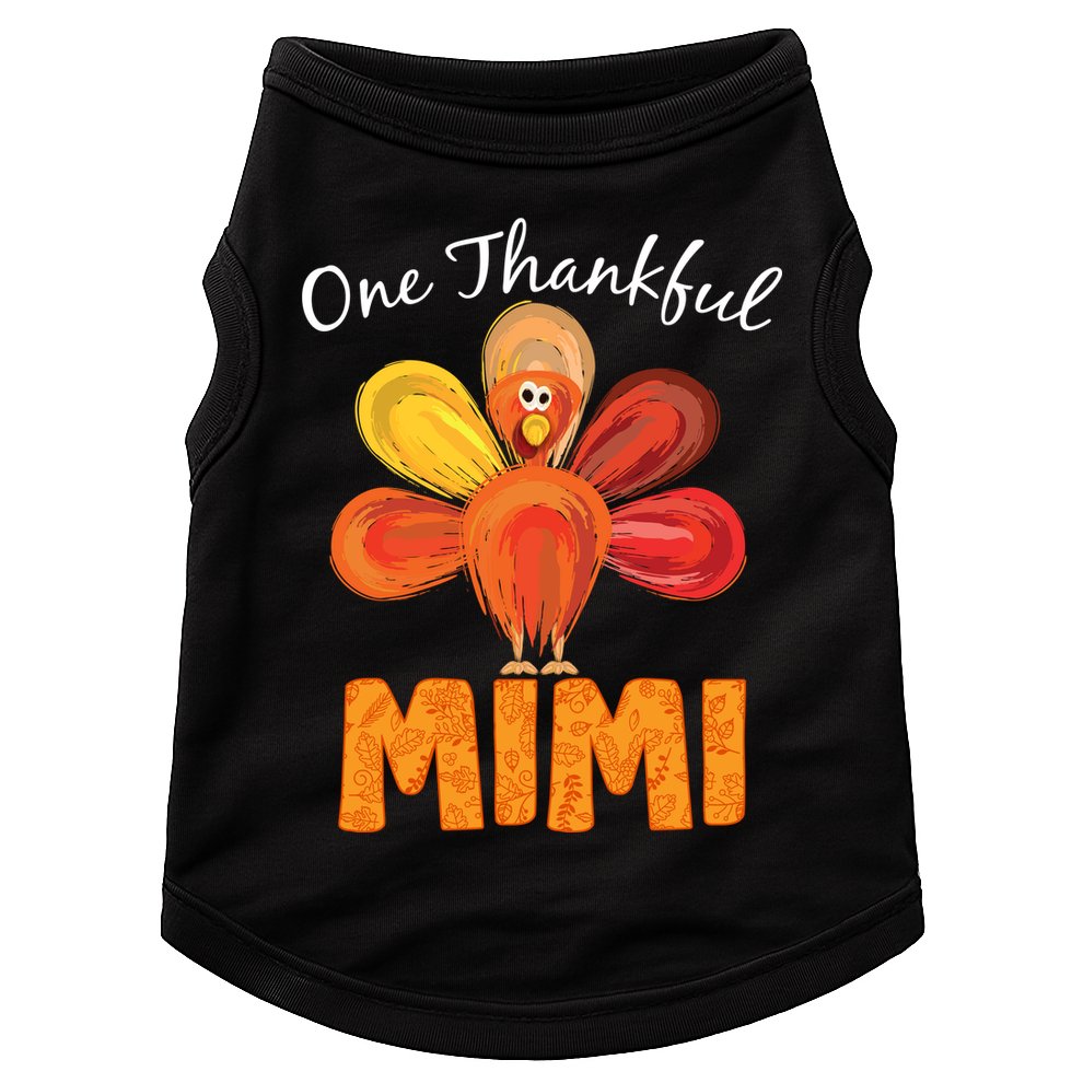 Turkey One Thankful Mimi Doggie Tank