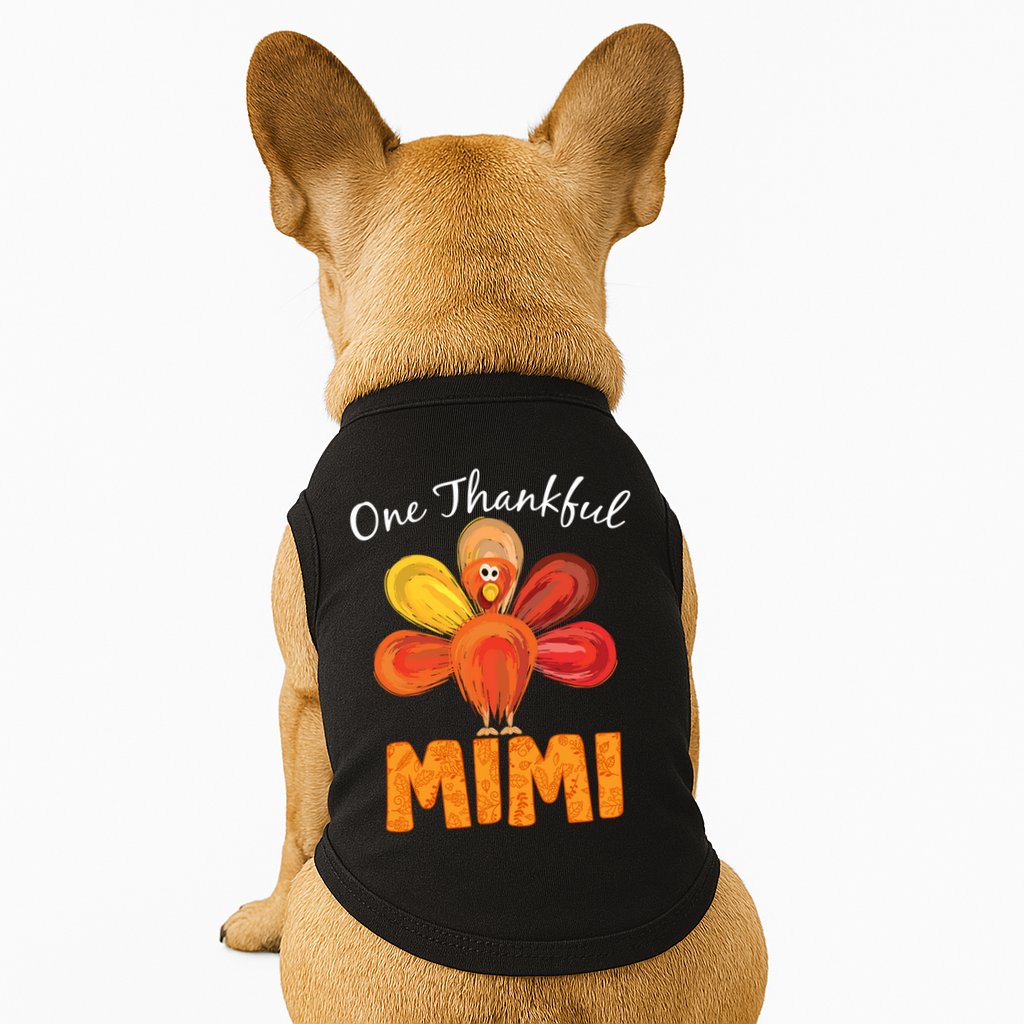 Turkey One Thankful Mimi Doggie Tank