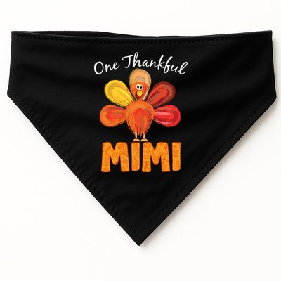 Turkey One Thankful Mimi USA-Made Doggie Bandana