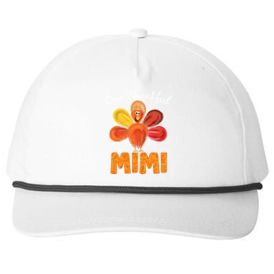 Turkey One Thankful Mimi Snapback Five-Panel Rope Hat