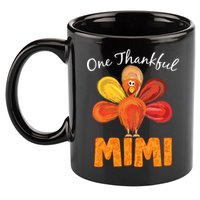 Turkey One Thankful Mimi 11oz C Handle Ceramic Mug