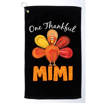 Turkey One Thankful Mimi Golf Towel
