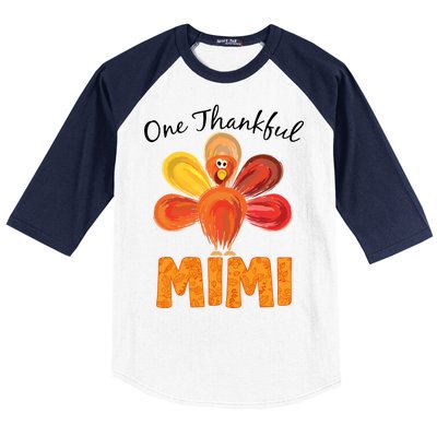 Turkey One Thankful Mimi Baseball Sleeve Shirt