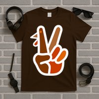 Turkey Peace Sign Hand T-Shirt