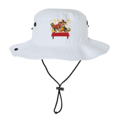 Turkey Pilgrim Dinosaurs T-Rex Funny Thanksgiving Legacy Cool Fit Booney Bucket Hat