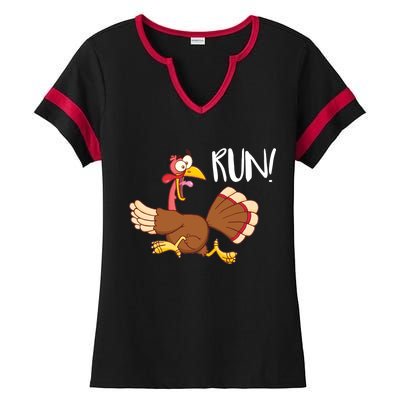 Turkey Run Ladies Halftime Notch Neck Tee