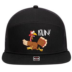 Turkey Run 7 Panel Mesh Trucker Snapback Hat