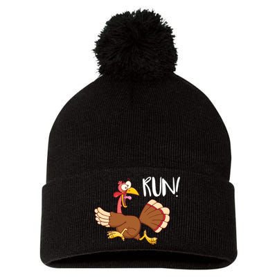 Turkey Run Pom Pom 12in Knit Beanie