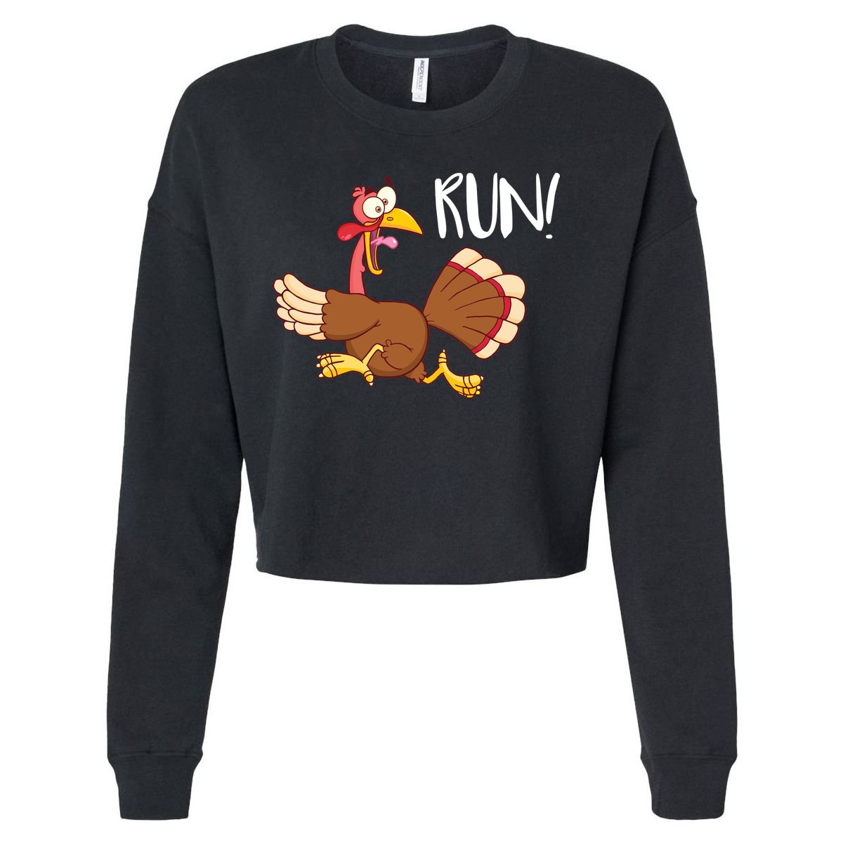 Turkey Run Cropped Pullover Crew
