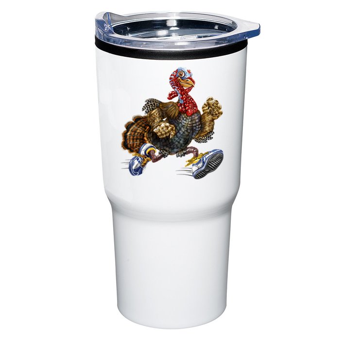 Turkey Running In Action Thanksgiving Tumbler