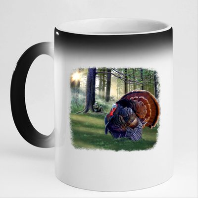 Turkey Time 11oz Black Color Changing Mug