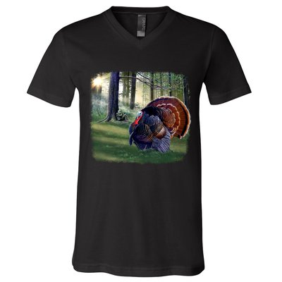 Turkey Time V-Neck T-Shirt