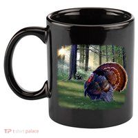 Turkey Time 11oz C Handle Ceramic Mug