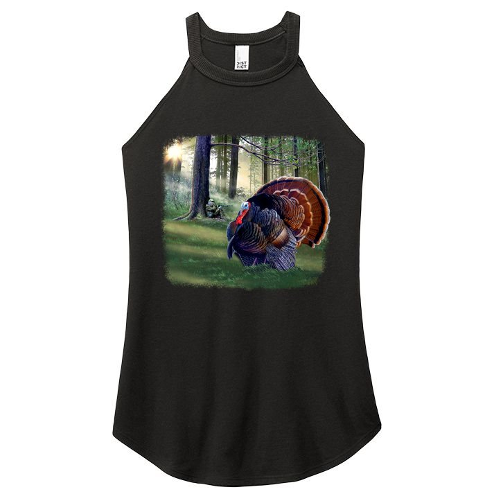 Turkey Time Women's Perfect Tri Rocker Tank