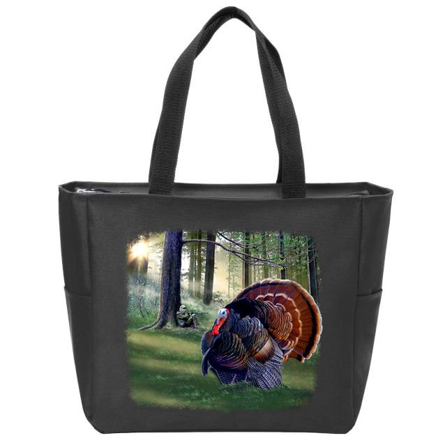 Turkey Time Zip Tote Bag