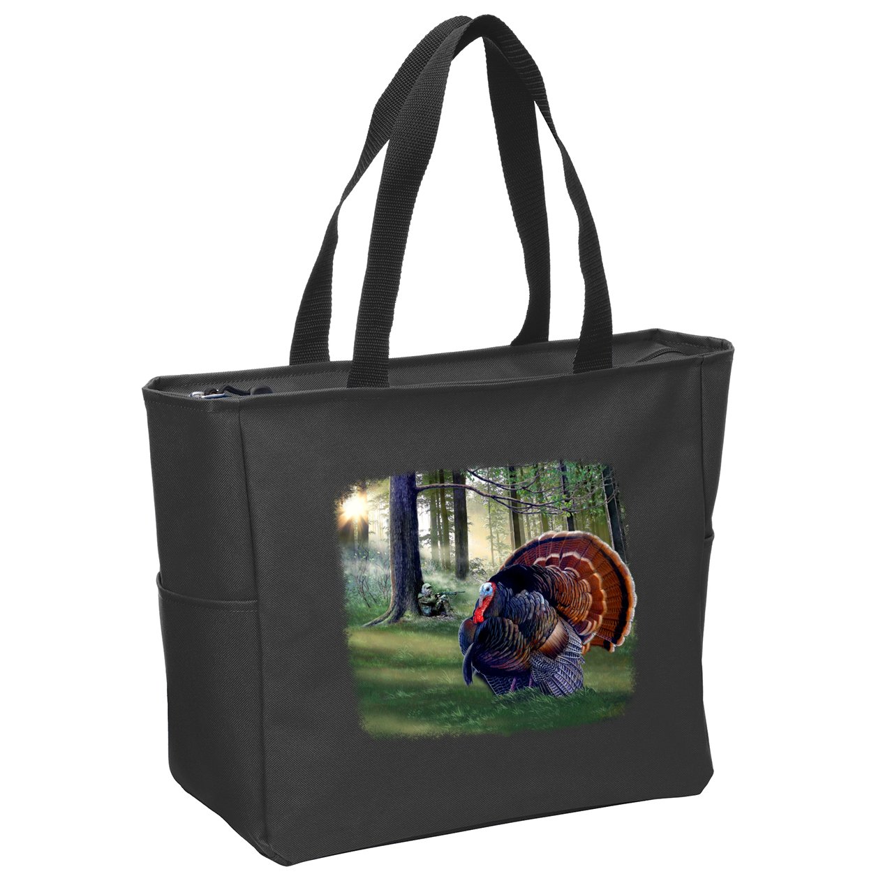 Turkey Time Zip Tote Bag