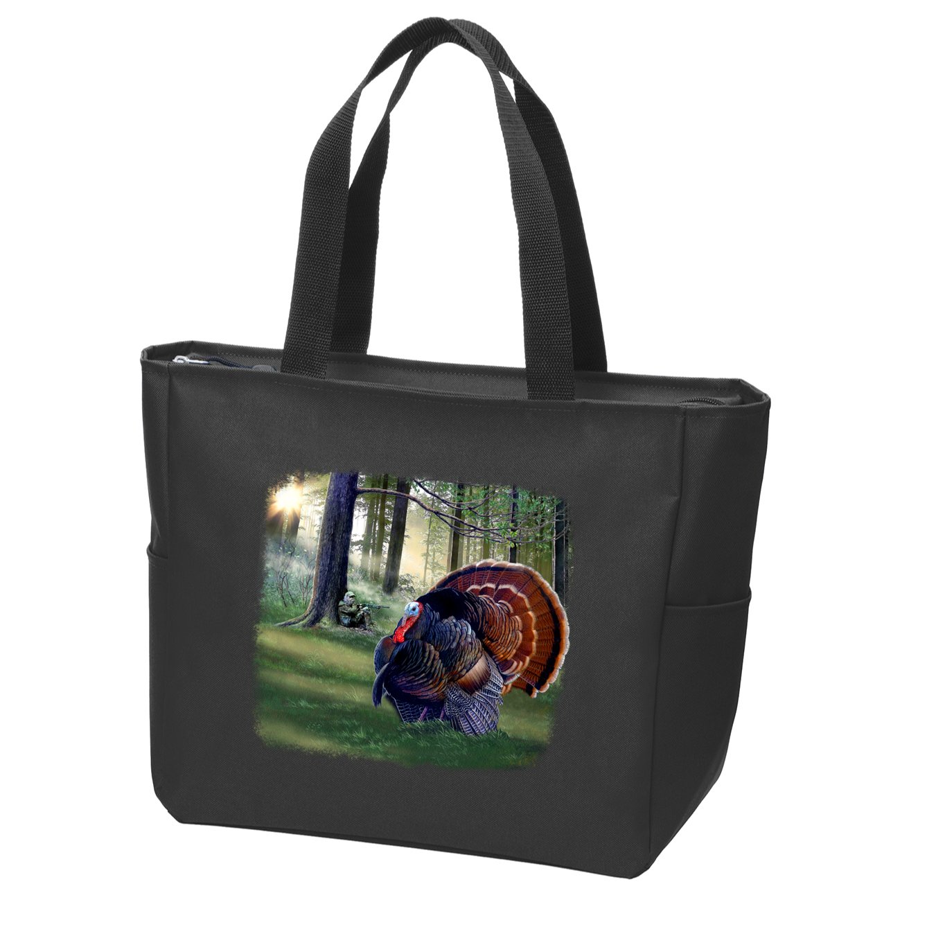 Turkey Time Zip Tote Bag