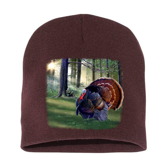 Turkey Time Short Acrylic Beanie