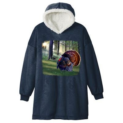 Turkey Time Hooded Wearable Blanket