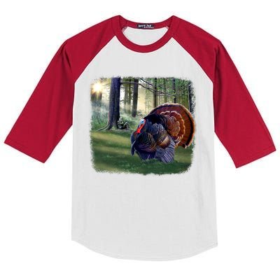 Turkey Time Kids Colorblock Raglan Jersey