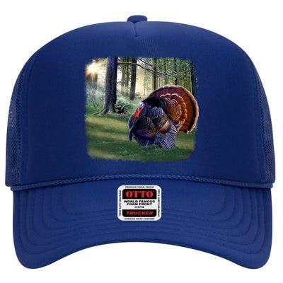 Turkey Time High Crown Mesh Back Trucker Hat