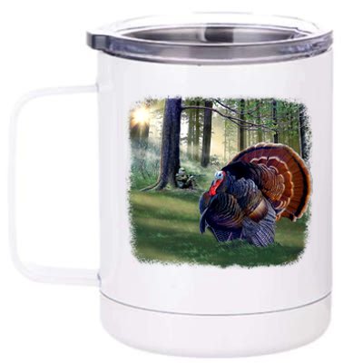 Turkey Time 12 oz Stainless Steel Tumbler Cup