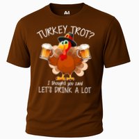 Turkey Trot? I Thought You Said Let's Drink A Lot Cooling Performance Crew T-Shirt