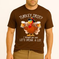 Turkey Trot? I Thought You Said Let's Drink A Lot Cooling Performance Crew T-Shirt