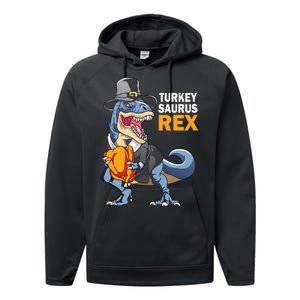 Turkeysaurus Rex Performance Fleece Hoodie