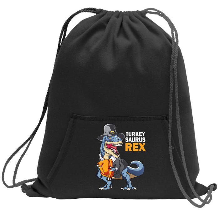 Turkeysaurus Rex Sweatshirt Cinch Pack Bag