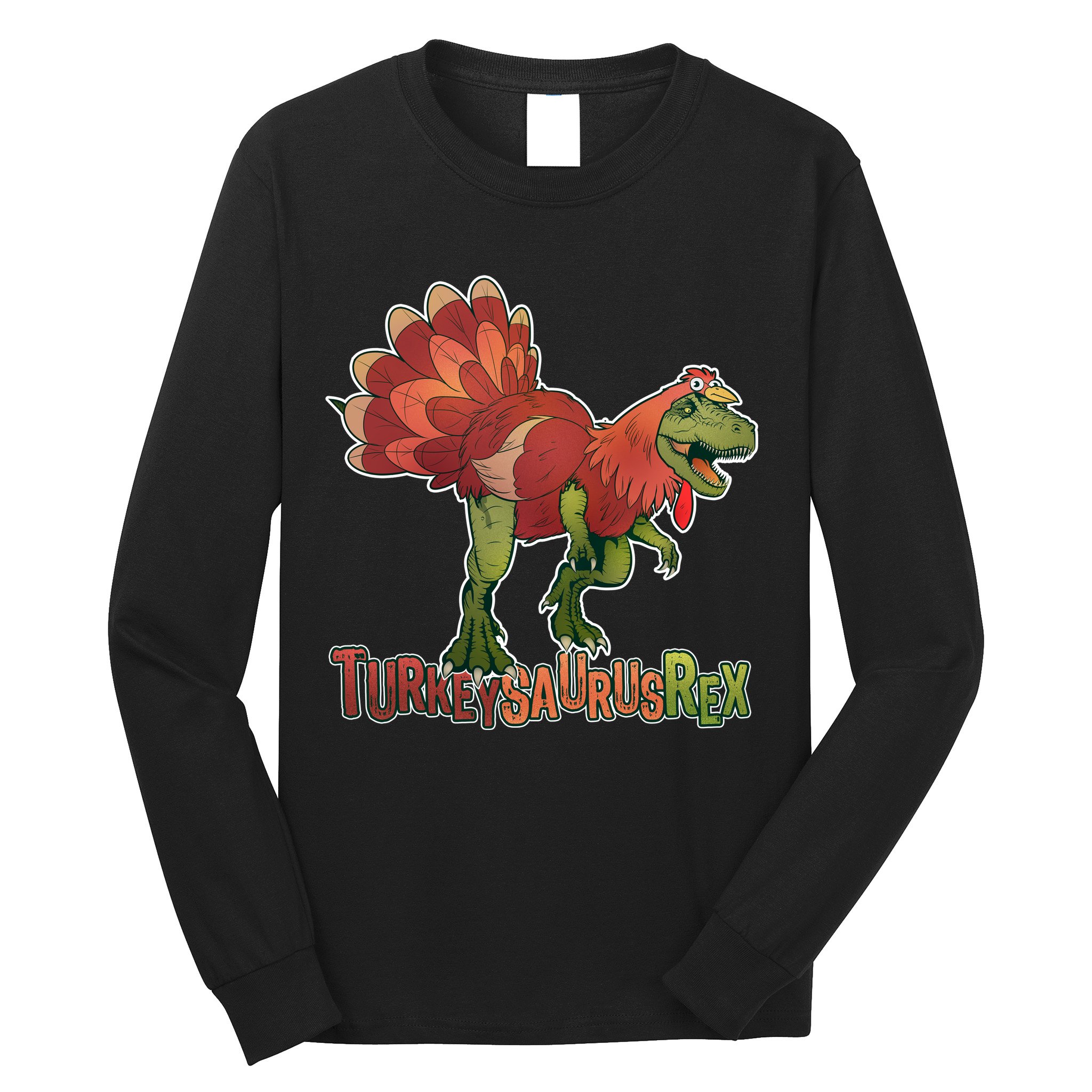 Turkeysaurus Rex Costume Long Sleeve Shirt