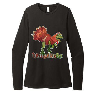 Turkeysaurus Rex Costume Womens CVC Long Sleeve Shirt