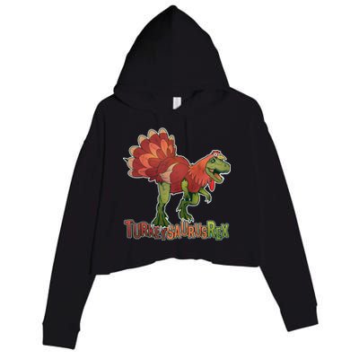 Turkeysaurus Rex Costume Crop Fleece Hoodie