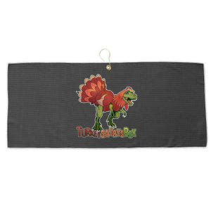 Turkeysaurus Rex Costume Large Microfiber Waffle Golf Towel