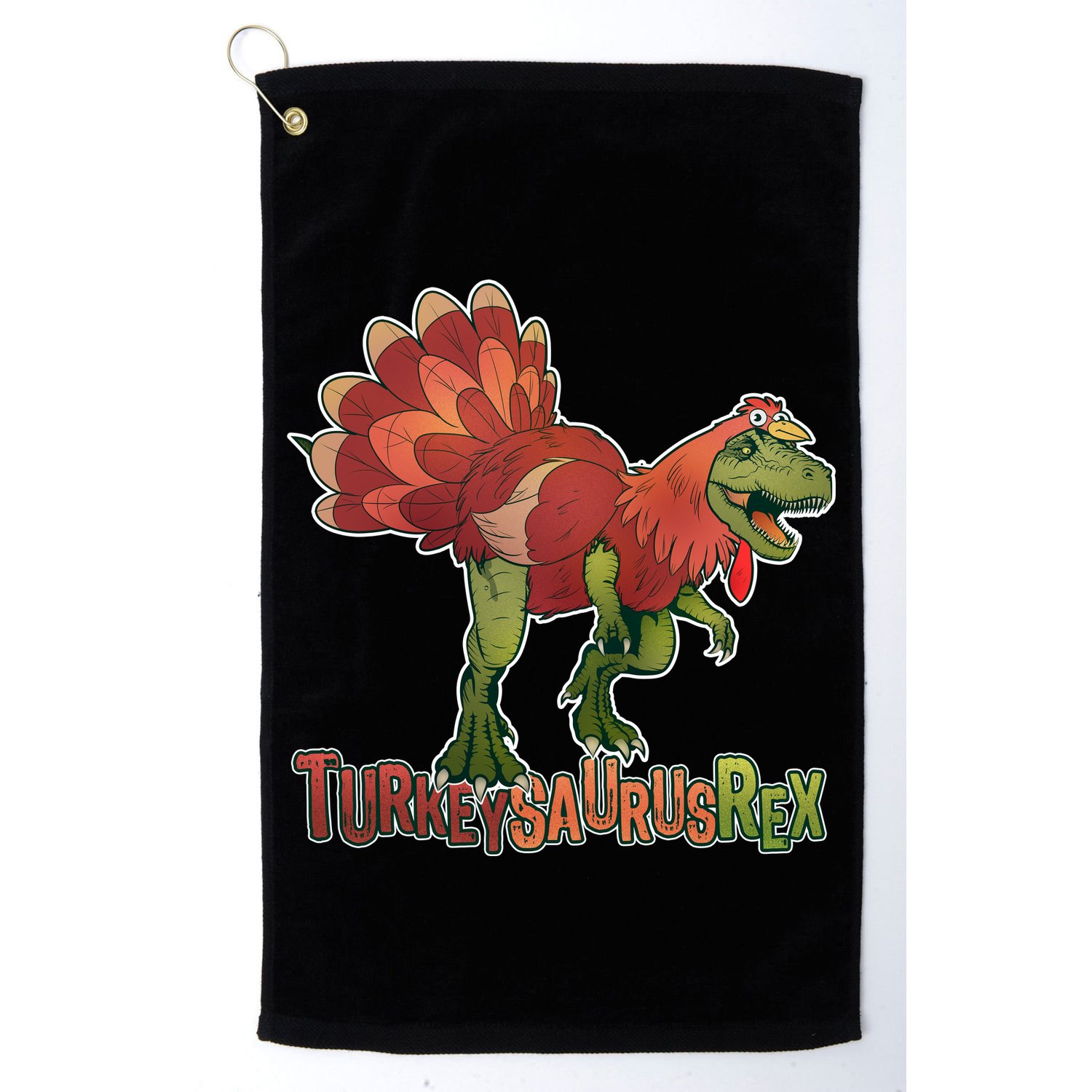 Turkeysaurus Rex Costume Golf Towel