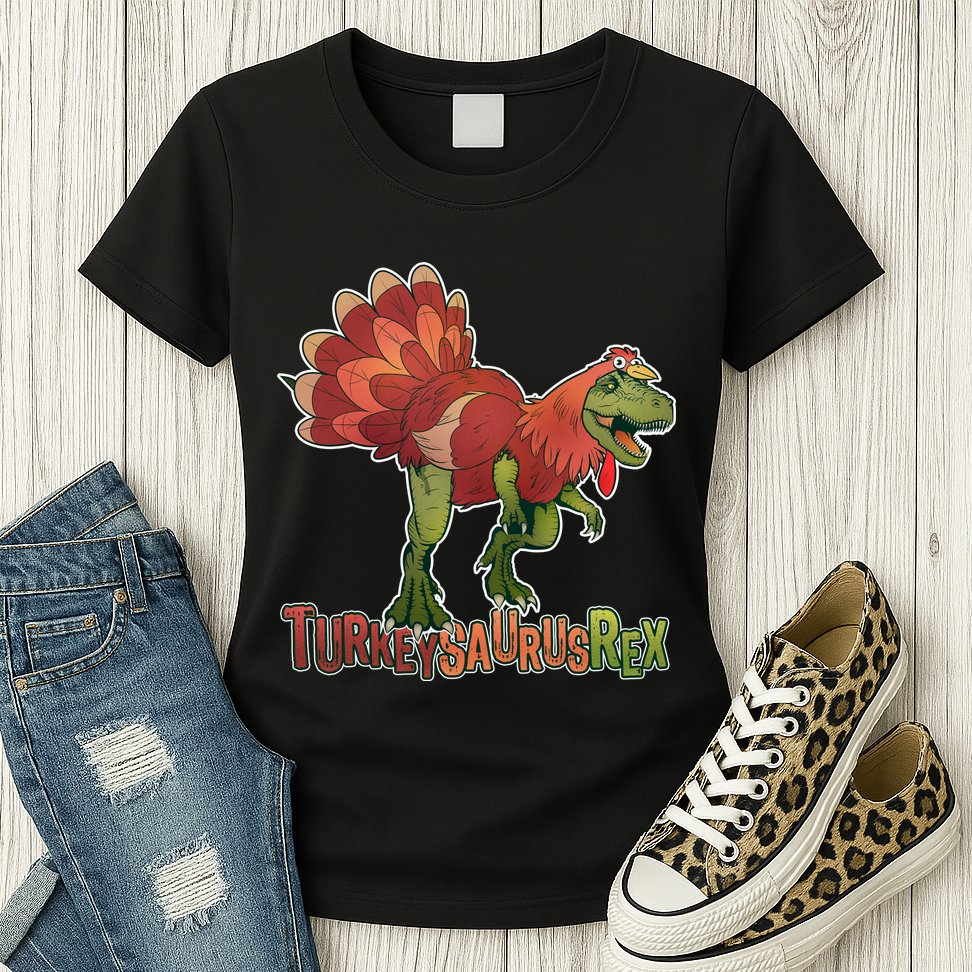 Turkeysaurus Rex Costume Womens T-Shirt