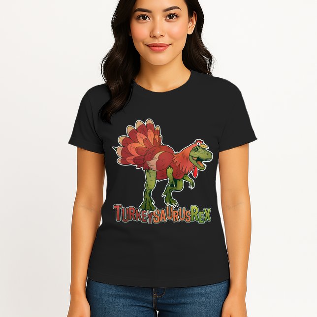 Turkeysaurus Rex Costume Womens T-Shirt