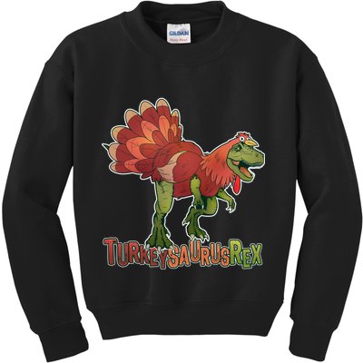 Turkeysaurus Rex Costume Kids Sweatshirt