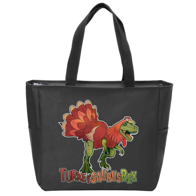 Turkeysaurus Rex Costume Zip Tote Bag